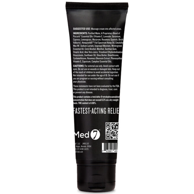 900 mg Med 7 Recover Cream - Image 2