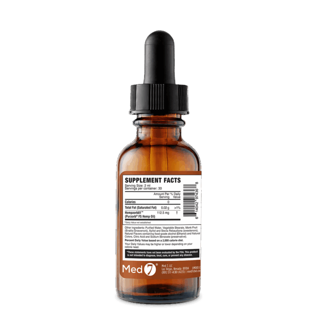 3375 mg Med 7 Hemp CBD Oil - Image 3