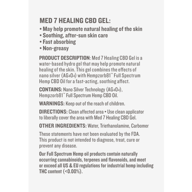 500 mg Med 7 Healing Gel - Image 2